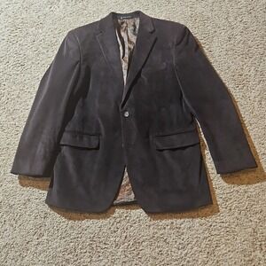Lauren Ralph Lauren Blazer Men's 40R Corduroy Brown Sport Coat Jacket See Measur
